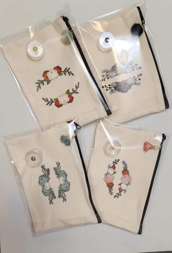 Canvas Zip Pouches